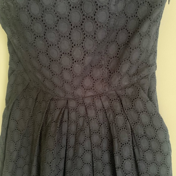 NWT Gap Navy Eyelet Dress - Picture 5 of 8